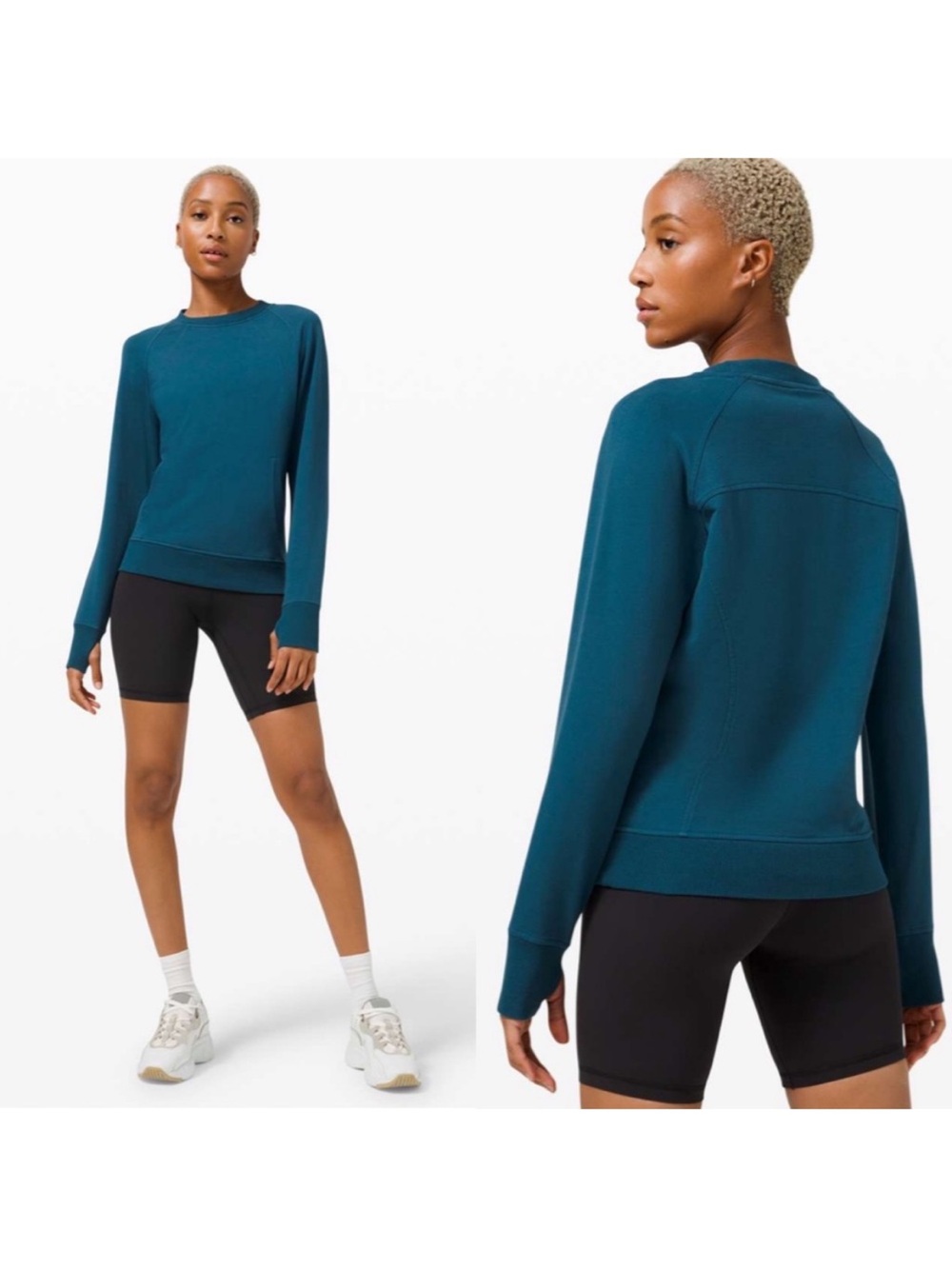lululemon Scuba Crewneck in blue borealis